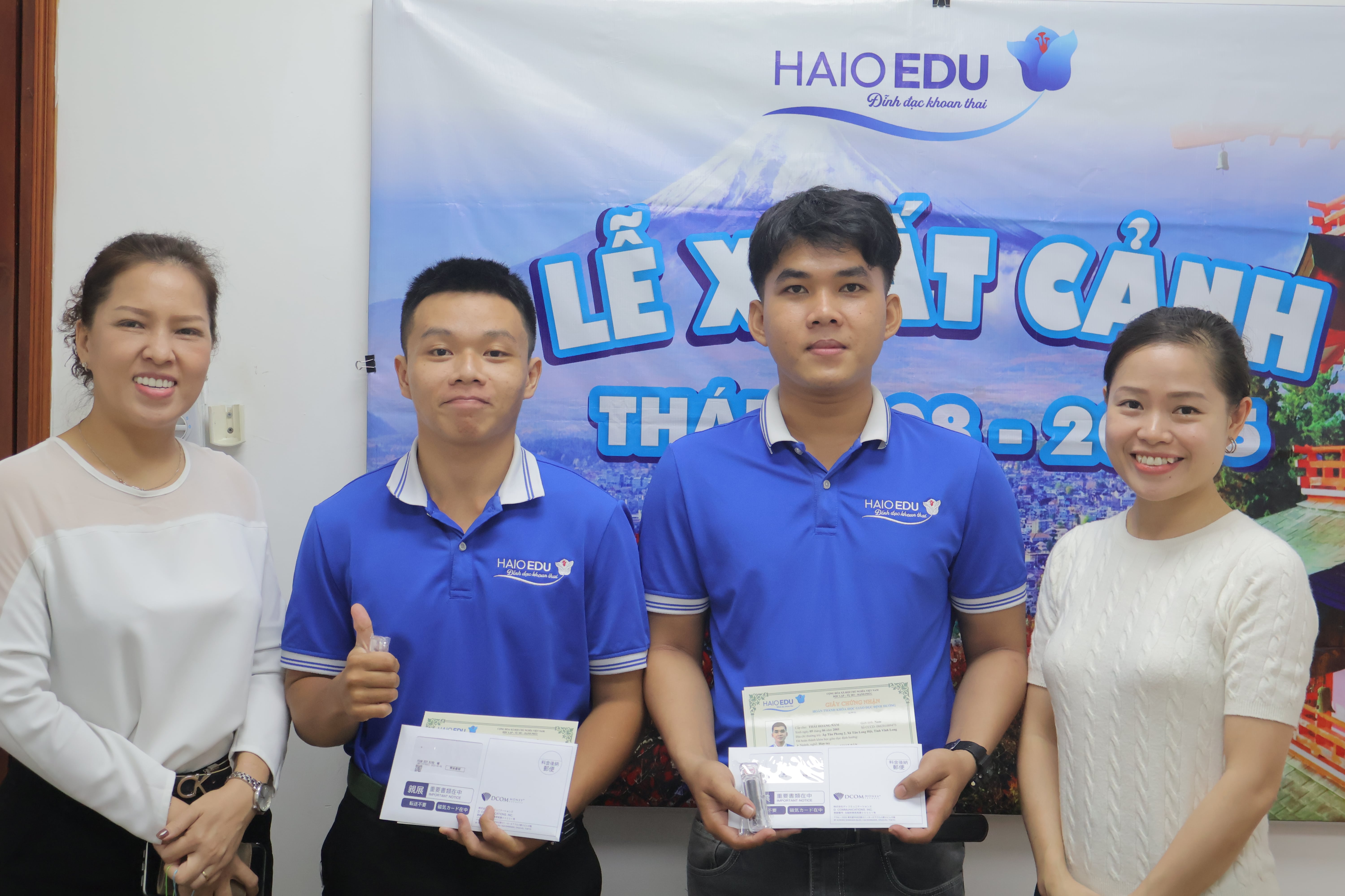 Tiễn bay học viên Haio Education