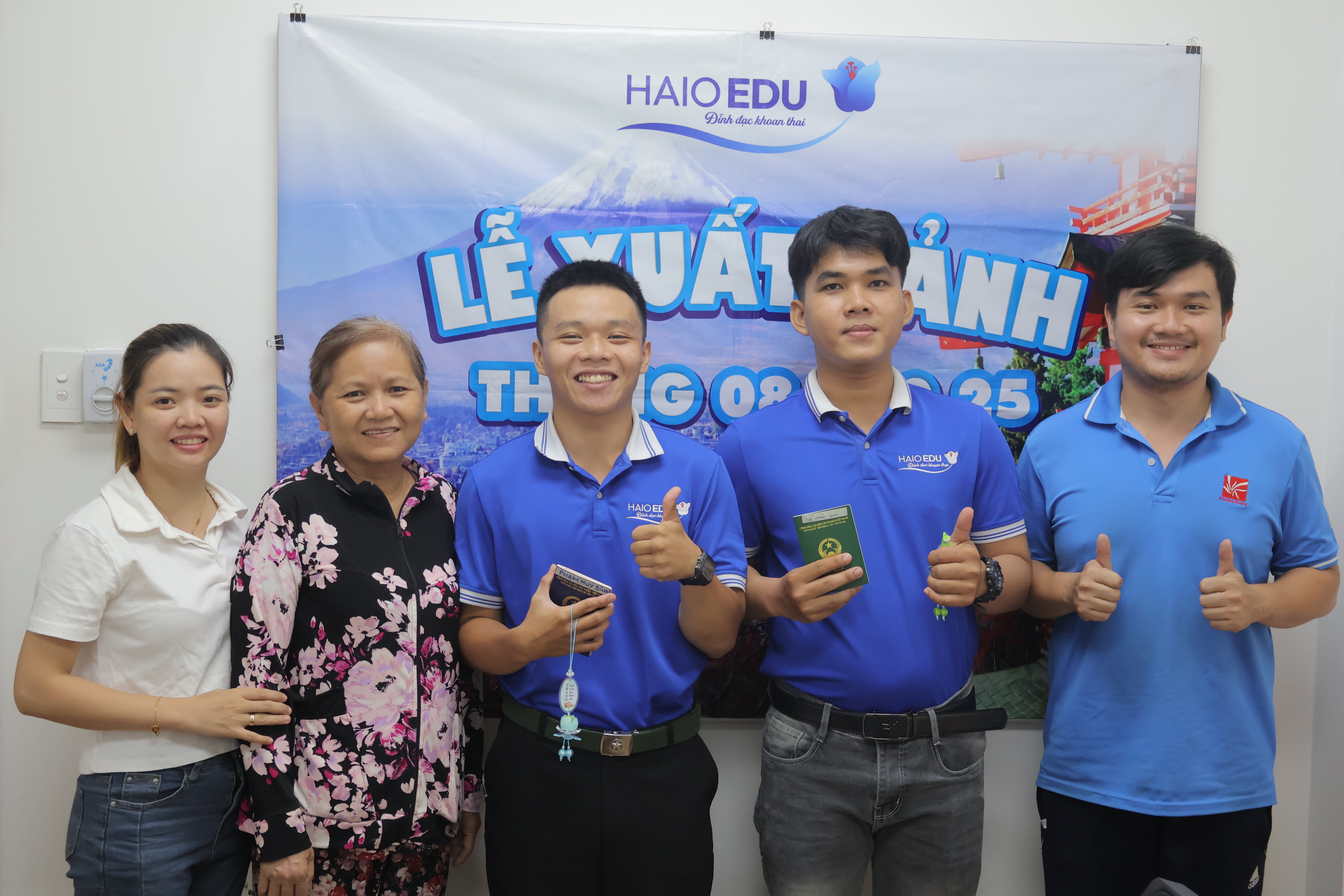 Tiễn bay học viên Haio Education