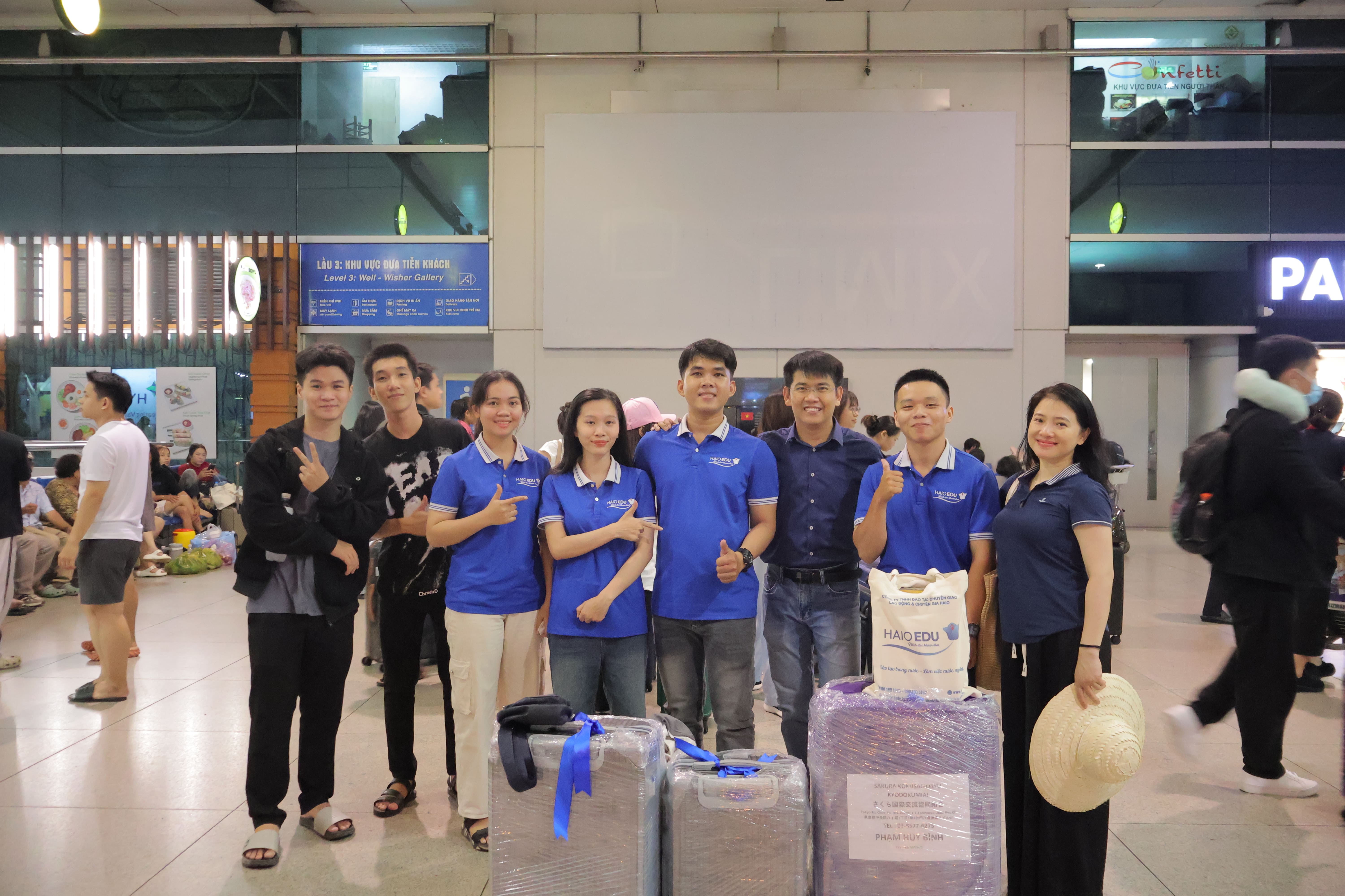 Tiễn bay học viên Haio Education